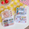 Transparent Cute Lattice Mini Storage Box