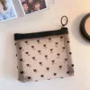 Cute Heart Grenadine Cosmetic Bag 3pcs Set