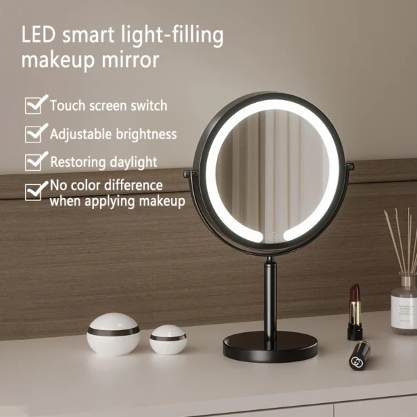 Thickened Adjustable Light Makeup Mirror