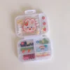 Transparent Cute Lattice Mini Storage Box