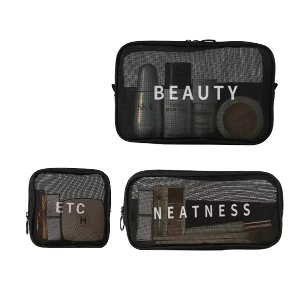 Beauty Travel Cosmetic Net Bag Set