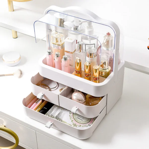 Portable Cosmetic Drawer Makeup Storage Box