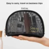 Transparent Mesh Cosmetic Travel Bag 5pcs Set