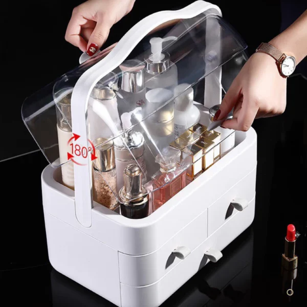 Portable Cosmetic Drawer Makeup Storage Box
