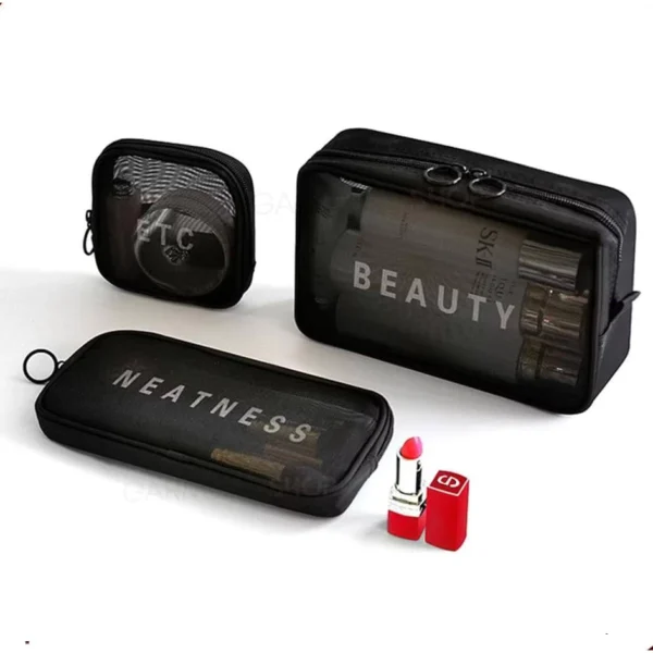 Beauty Travel Cosmetic Net Bag Set