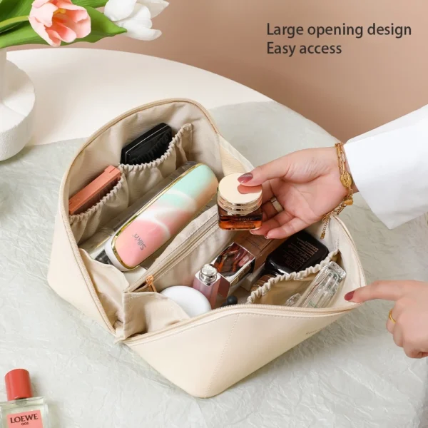 PU Leather Pillow Makeup Bag