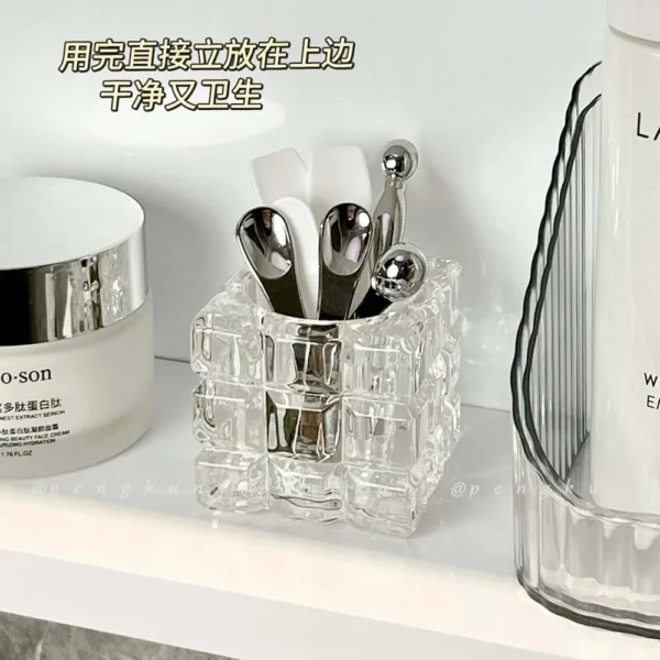 Mask Spoon Holder Makeup Storage Box