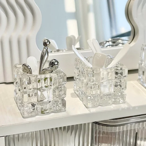 Mask Spoon Holder Makeup Storage Box