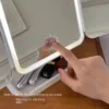 Trifold LED Makeup Mirror with Magnification